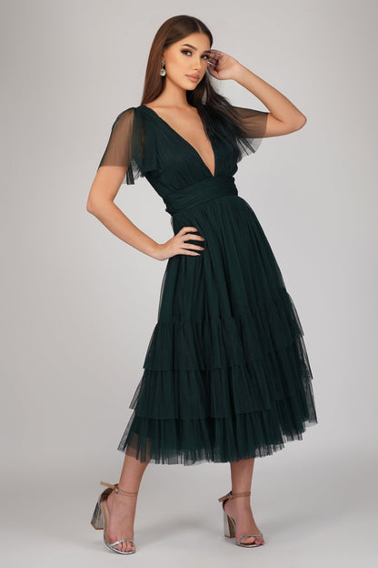  Madison Emerald Green Bridesmaid Dress