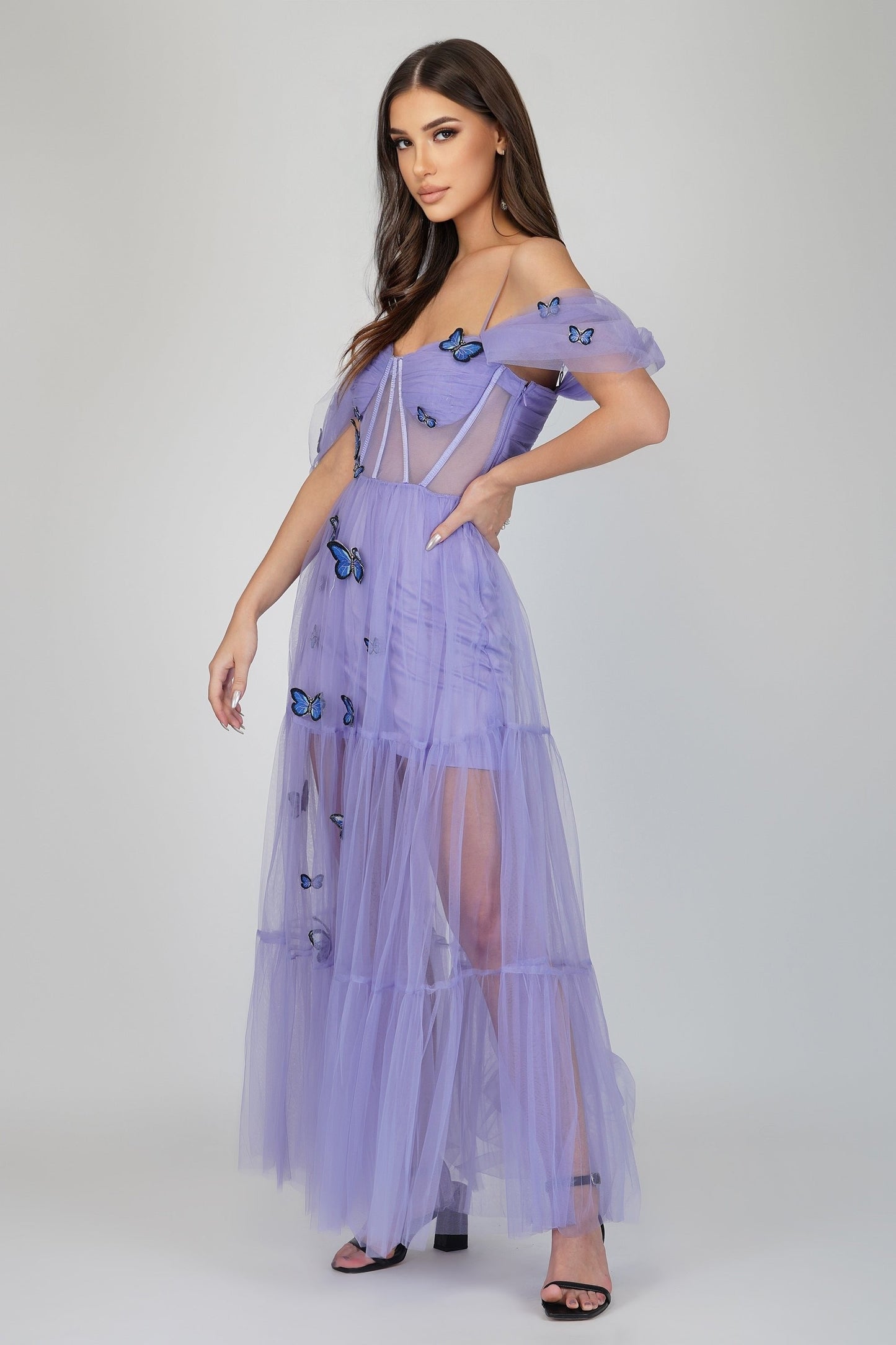 Lottie Purple Butterfly Dress