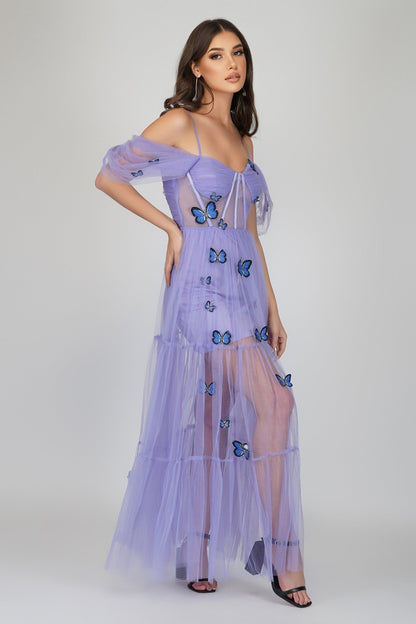  Lottie Purple Butterfly Dress