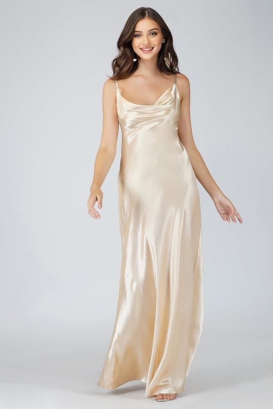  Sienna Champagne Bridesmaid Dress