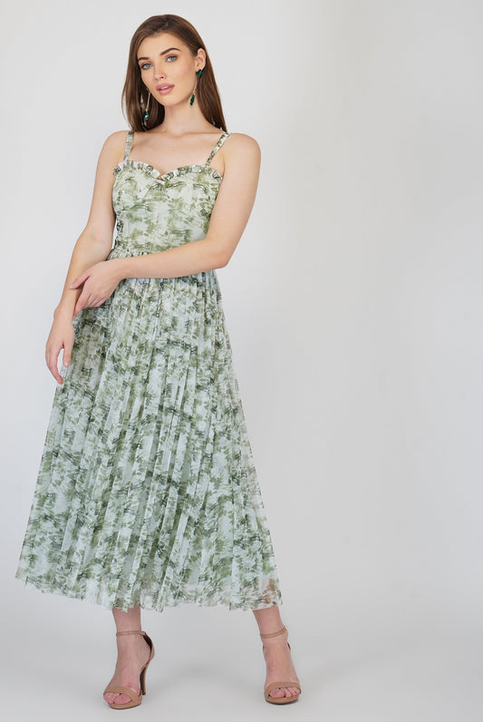  Dane Green Corset Midi Dress