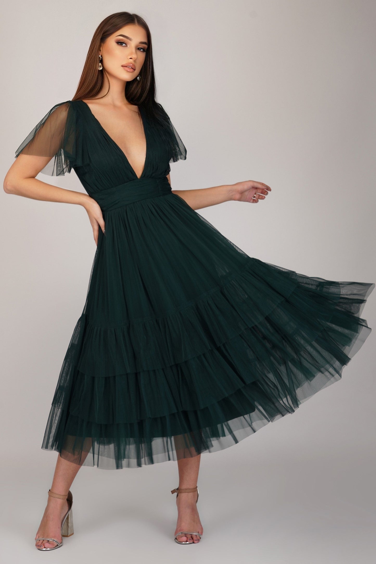  Madison Emerald Green Bridesmaid Dress
