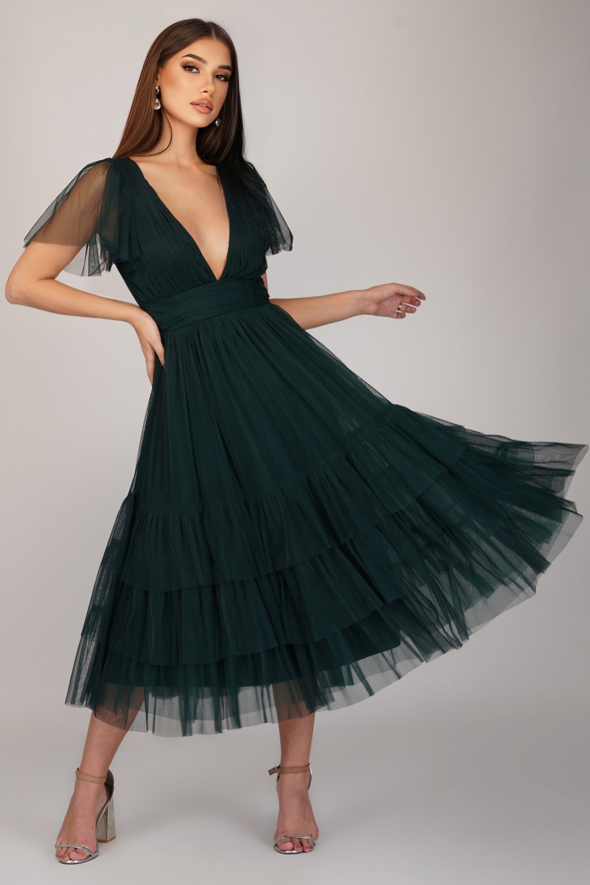  Madison Emerald Green Bridesmaid Dress